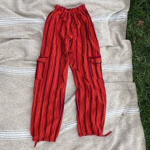 Multi-Colored Baja Inspired Cargo Pants